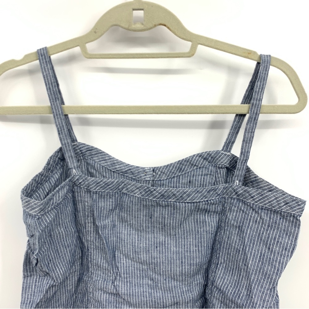 Everlane Blue Striped Tank Top - Picture 5 of 9